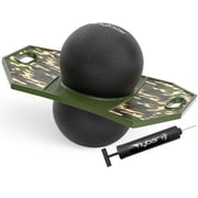 Flybar Pogo Trick Ball for Kids, Trick Board for Boys and Girls Ages 6 and up, Camo
