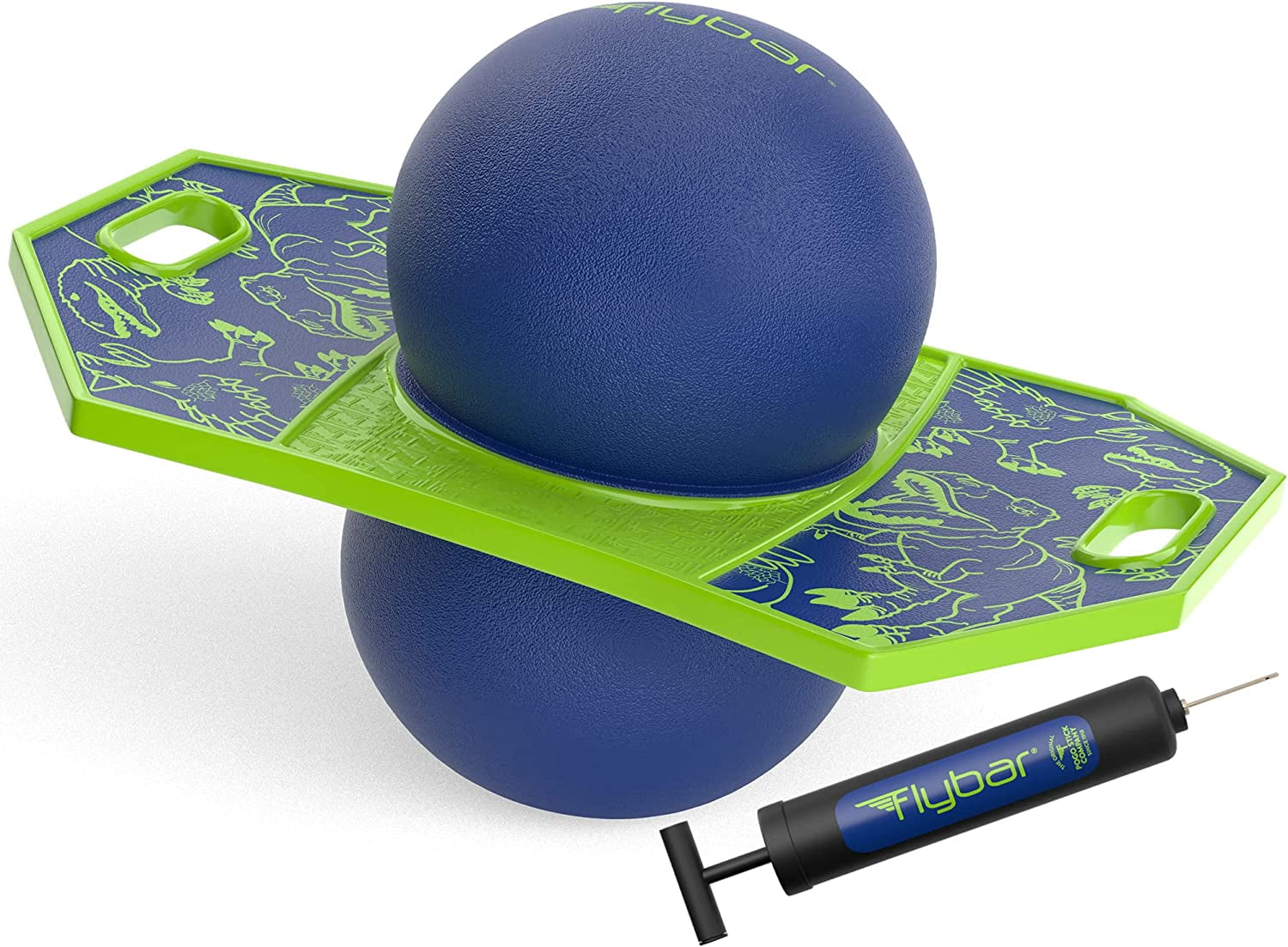 Flybar Pogo Trick Ball for Kids, Trick Board for Boys and Girls Ages 6