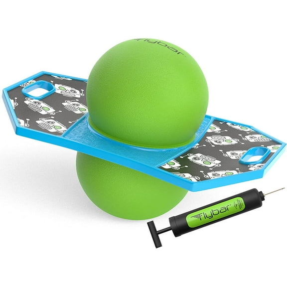 Flybar Pogo Trick Ball for Kids, Trick Board for Boys and Girls Ages 6 and up, Robot