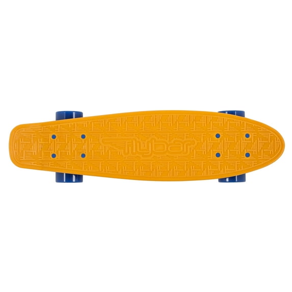 Flybar Skate 22 Inch Mini Plastic Cruiser Complete Skateboard With Strong Custom Injection Molded Deck - Smooth 85A 59mm PU Wheels With High Speed ABEC 7 Bearings