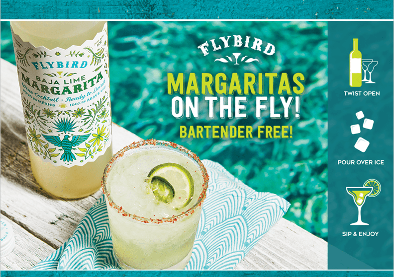 Flybird Baja Lime Margarita 750 mL
