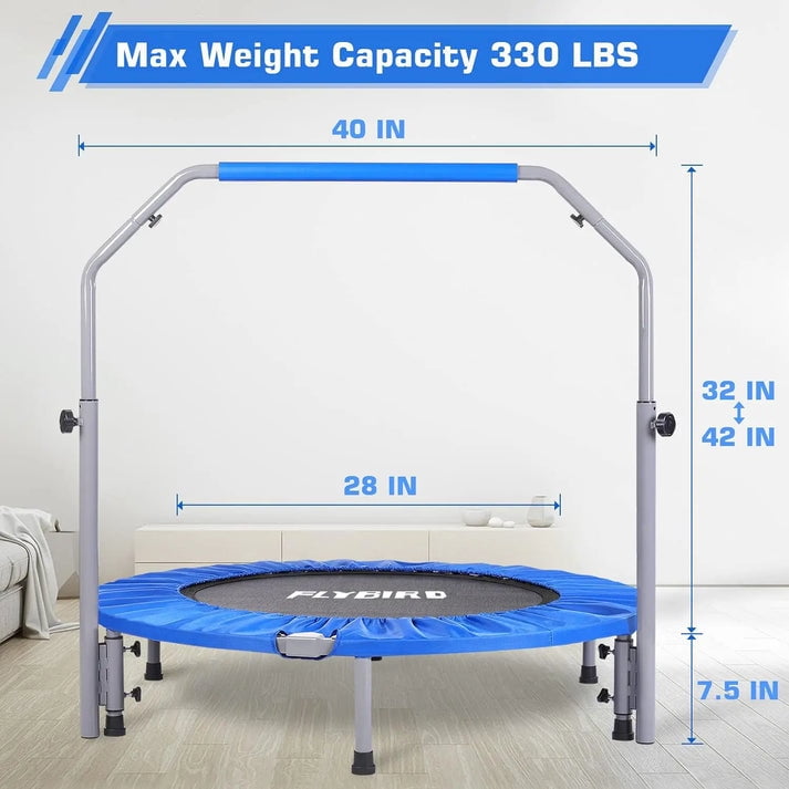 Flybird Foldable Indoor Trampoline -48Inch