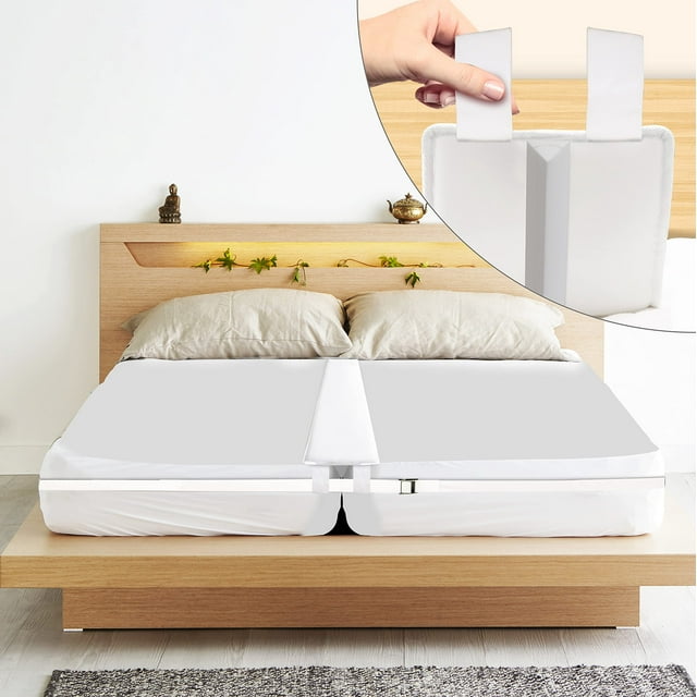 "Flybold King Converter Kit Twin Bed Bridge, 9"" Wide Mattress Wedge