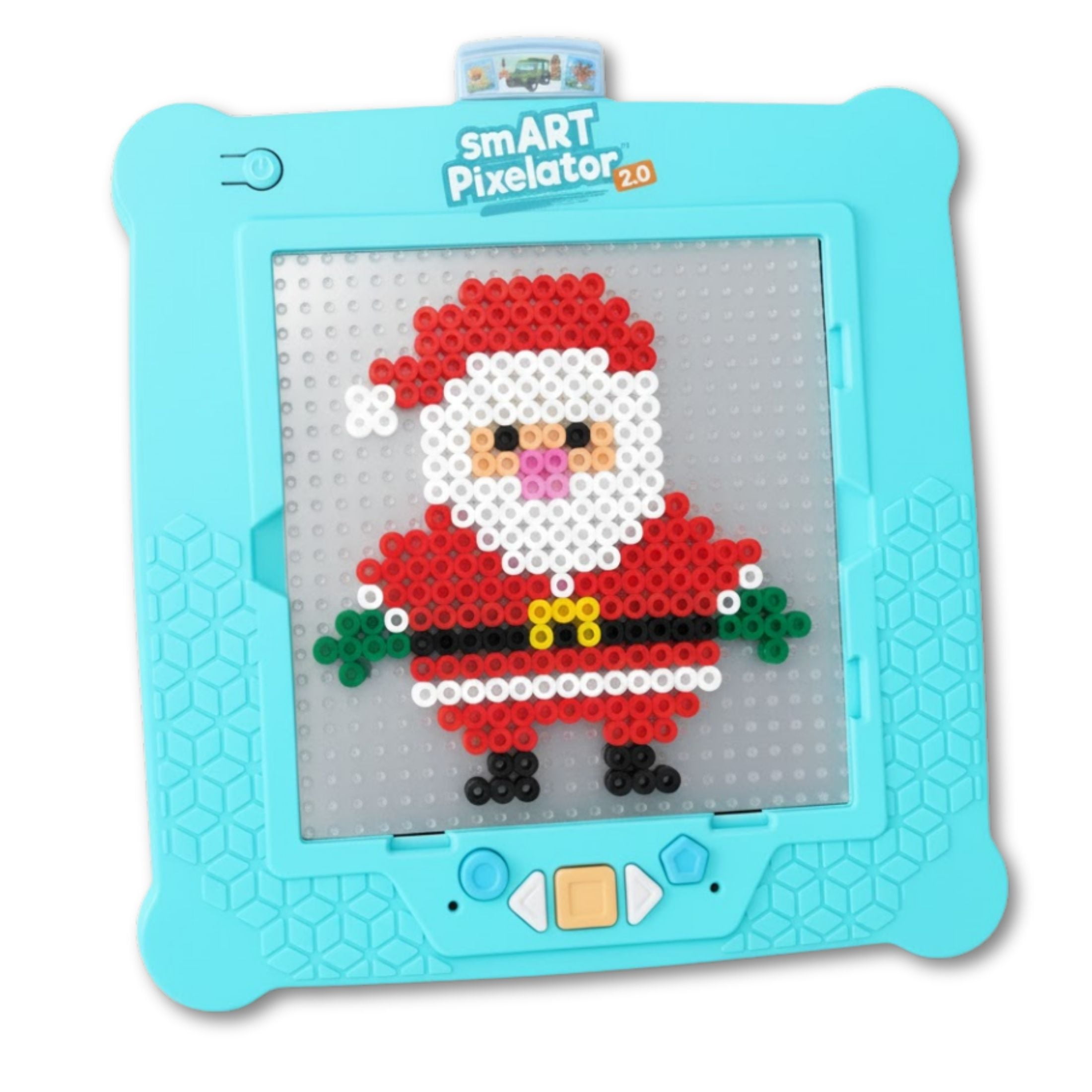 Flycatcher Smart Pixelator 2.0 LED Pattern Guide for Fuse Bead Crafts, 2D & 3D Designs, Free App-Connected STEAM Toy, Ages 7+