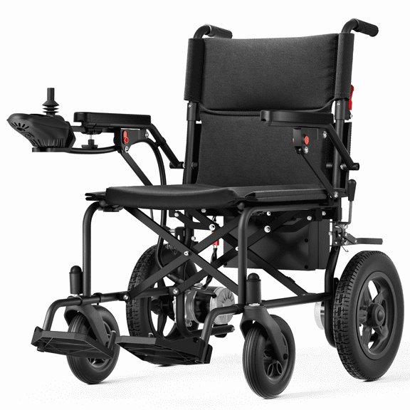 Flycity Electric Wheelchairs for Adults, Foldable Lightweight, 20 Miles Travel Range, Max Support 300 LBS, 500W Brushless Motors Power Motorized for Seniors