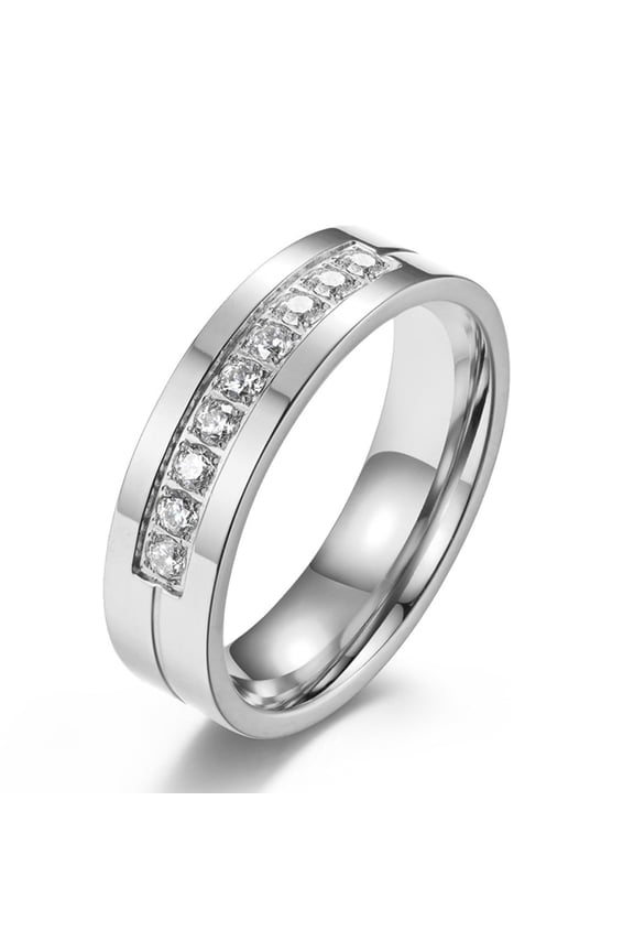 Men Wedding Band Titanium Steel Men Rings Engagement Wedding Rings for Men Size 9
