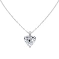 thumbnail image 1 of Flydeer Necklaces for Women 925 Sterling Silver Gold Plated 3CT Heart Cut 5A CZ Pendant Jewelry Gifts for Women, 1 of 5