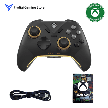 Flydigi Controller for Xbox Series X/S, One, and PC – Hall Effect Sticks, Adjustable Tension, Zero Drift, Dual Triggers, Mechanical ABXY, 6 Extra Remappable Buttons & RGB Lighting
