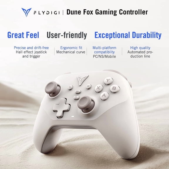 Flydigi Dune Fox Gaming Controller Wireless Gamepad Trigger Smart Handle Support PC/Switch/Mobile Game Handle Joystick