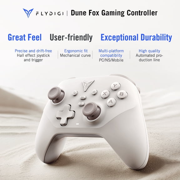 Flydigi Dune Fox Gaming Controller Wireless Gamepad Trigger Smart Handle Support PC/Switch/Mobile Game Handle Joystick