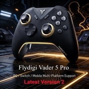 Flydigi Vader 5 Pro Competitive Gaming Controller, ForceFlex Joysticks, ForceSwitch Triggers, Dual Vibration, 8 Extra Buttons for Multi-Platform