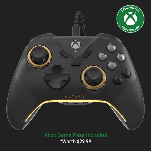 Flydigi Vader 5S Wired Controller, Hall Effect Joysticks & Triggers, Adjustable Tension Joysticks, Dual-Mode Triggers, 6 Remappable Buttons, for Xbox Series X/S, Xbox One, PC