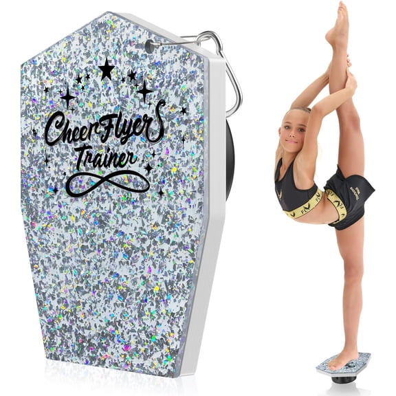 Flyer Stand - Cheerleading Board for Flyer, Core Strength & Flexibility Board, Stand Practice Equipment for Stunts , Gymnastics Trainer