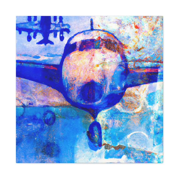 "Flyer over the Plains" - Canvas
