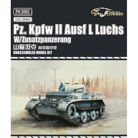 Flyhawk 1/72 FH-3003 Ausf.L LUCHS w/Zusatzpanzerung Model Kit