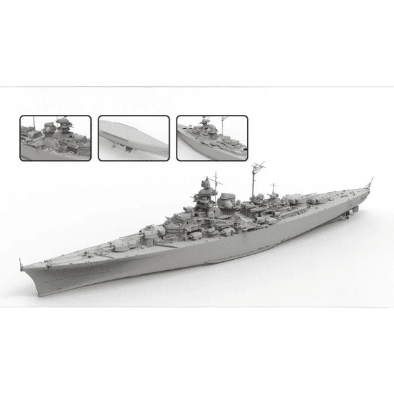 Flyhawk FH1133 1/700 Scale Battleship Tirpitz(1942) Model Kit