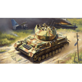 Flyhawk FH3030 1/72 Flakpanzer IV Wirbelwind Assembly Model Kit
