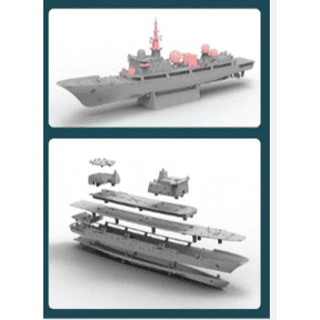 Flyhawk HTP7009S Deluxe 1/700 Scale PLAN Dongdiao II Class 815G Tianwangxing Model Kit