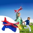 thumbnail image 1 of Flying Aircraft Throw Gliding Toy for Kids,Gifts for 3 4 5 6 7 8 9 Years Old Boys & Girls,Light Emitting Large - Safe & Easy Throw Foam Aircraft Hand Toss Aircraft Clearance, 1 of 5