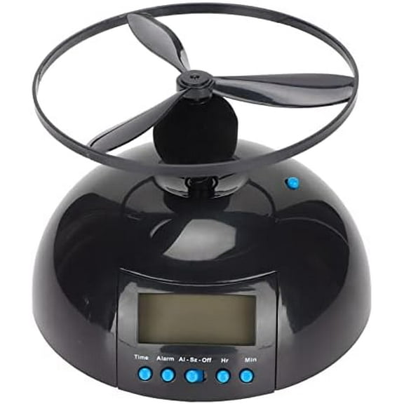 Flying Alarm Clock with Helicopter Propeller Moving Alarm Clock on Wheels for Heavy Sleepers, Digital LED Run Away Gadget Clock, Creative Gift for Bedroom & Office Use$$Home Decor, Kitchen, & Other