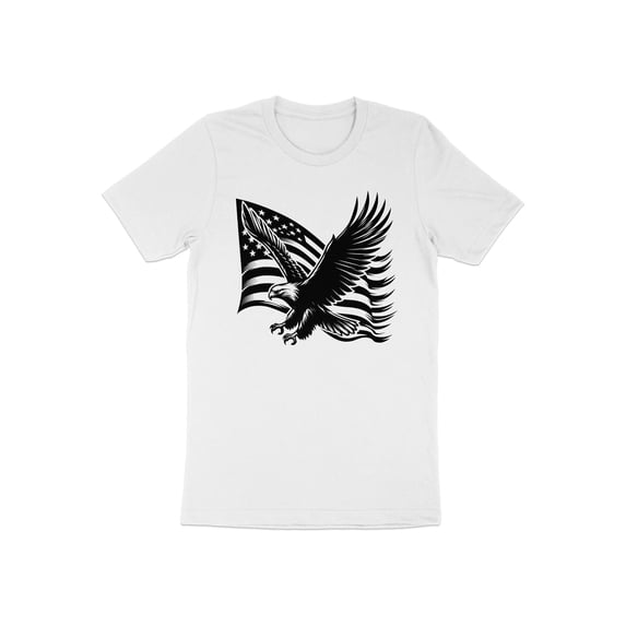 Flying Bald American Eagle Bird 4th of July Patriotic Gift T-Shirt Bald Eagle Bird Wildlife Birthday Holiday Presents Men Women Kids Tshirt