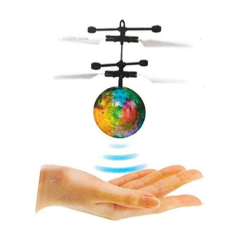 Flying Ball Flying Toy for Kids Adults Built-in LED Light Helicopter Flying  Drone Indoor and Outdoor Games