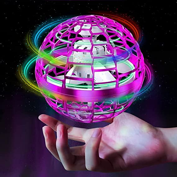 Flying Ball Toys, 360 ° Rotation Mini Drone Contrôlé à la Main RGB Lumière  Boomerang Volant Spinner, Magic Globe Forme Drone (Blue) - Cdiscount  Beaux-Arts et Loisirs créatifs