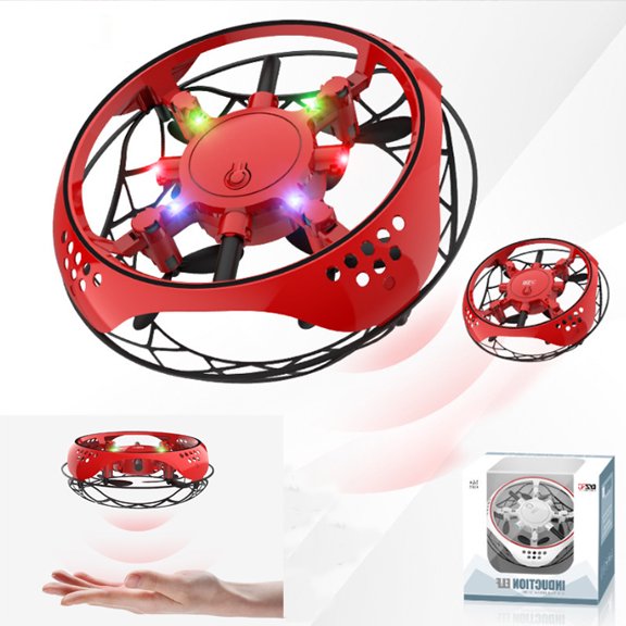 Flying Ball Toys Hand Control Drone Ball Rotation, 6LED Luminous Toys