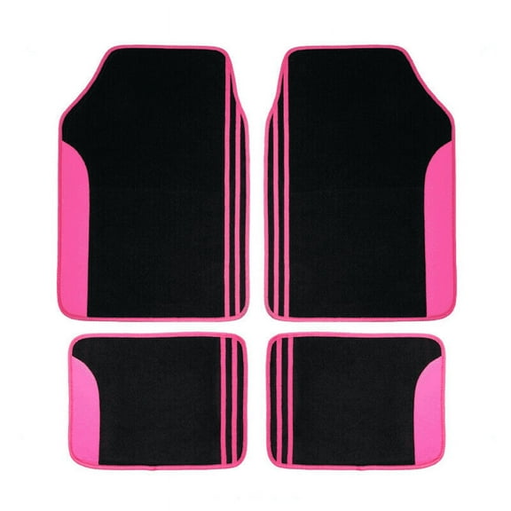 Flying Banner Eco-Friendly Non-Slip, Front Floor Mats, Fits Most Cars, Multicoloured, 2 Piece