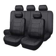 Flying Banner Full Set Deluxe Automotive Leather Universal Car Seat Covers Interior Car SUV Pick up