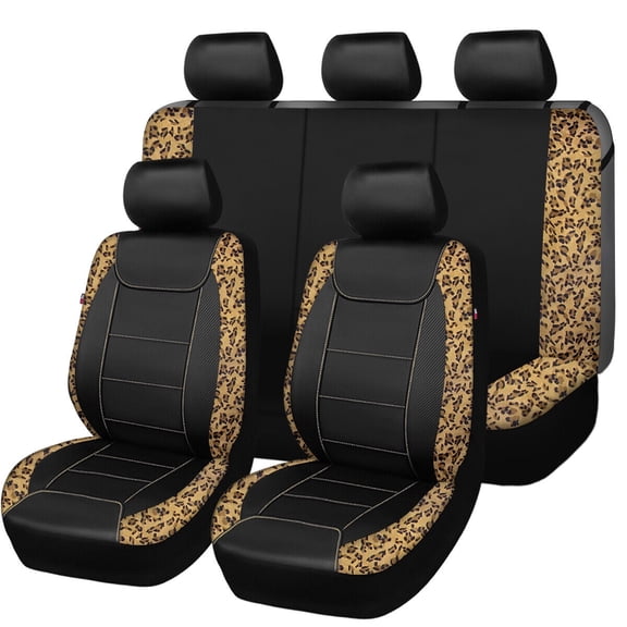Flying Banner Full Set Deluxe Automotive Leather Universal Car Seat Covers full set
