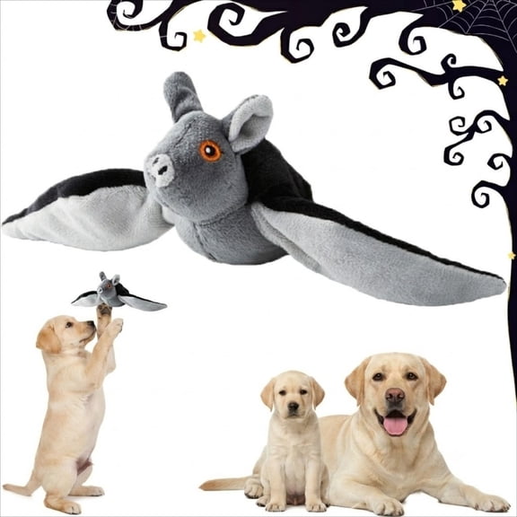 Flying Bat Dog Toy, Flapping Wings And Chirping Sounds For Interactive Play With Dogs And Cats Indoors
