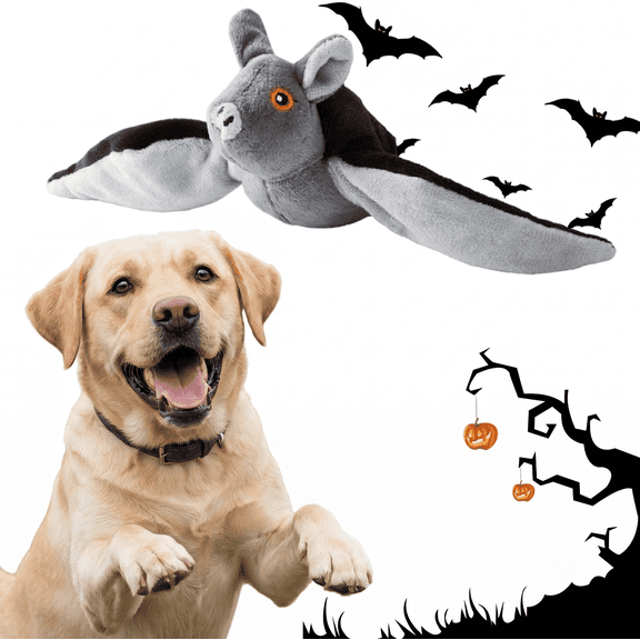 Flying Bat Pet Toy – USB Rechargeable, Flapping Wings, Chirping, Hanging or Floor
