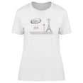 thumbnail image 1 of Flying Bicycle Paris T-Shirt Women -Image by Shutterstock, Female x-Large, 1 of 2