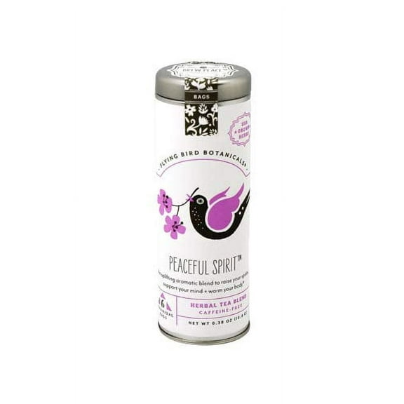 Peaceful Spirit - 6 Tea Bag Tin - Herbal Blend