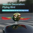 thumbnail image 1 of Flying Bird Wing Car Ornament with Rotating Flaps, Wind-Powered Rearview Mirror Decor for Vehicles, Bikes, and Helmets, Weather-Resistant Motion Car Accessory, 1 of 4