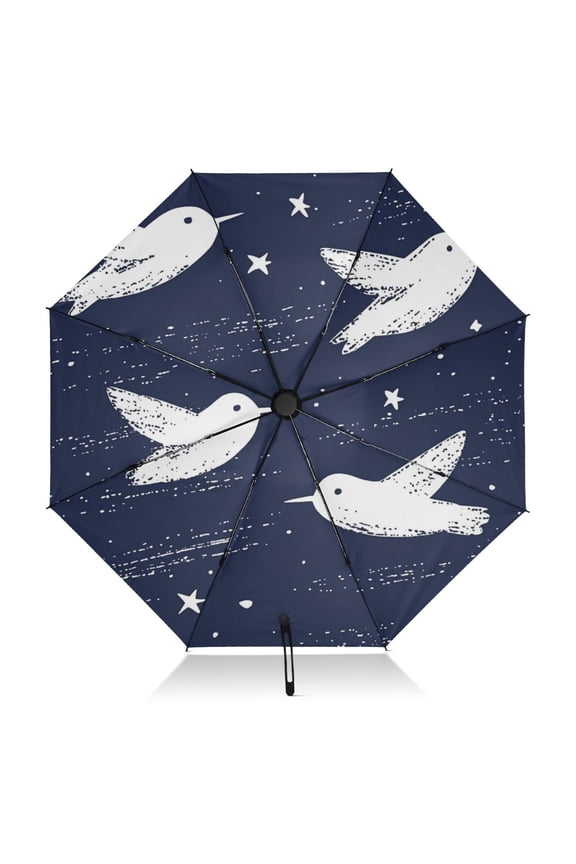 Flying Birds Extra Large Automatic Umbrella, UV Protection, Waterproof, Auto Open and Close