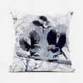 thumbnail image 1 of Flying Birds Indoor/Outdoor Pillow with Removable Cover in Black White26x26, 1 of 1