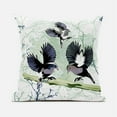 thumbnail image 1 of Flying Birds Indoor/Outdoor Pillow with Removable Cover in Off-White Green Gray26x26, 1 of 4