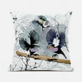thumbnail image 1 of Flying Birds Indoor/Outdoor Pillow with Removable Cover in White Gray Black26x26, 1 of 4