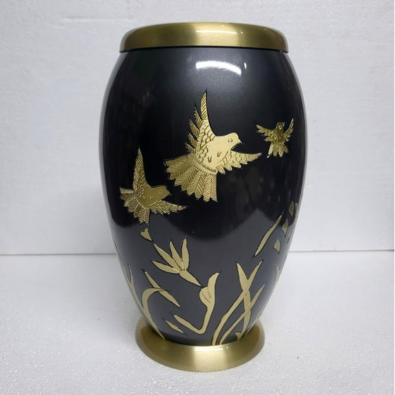 Flying Birds Urn for Human Ashes  10-Inch Memorial Cremation Urn for Adults