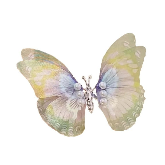 Flying Butterfly Hair Clips, Gradient Color, Cute Hair Accessories for Girls