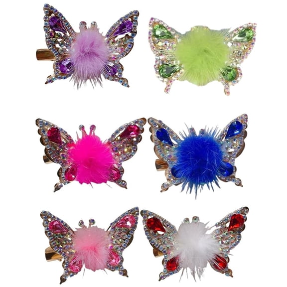 Flying Butterfly Hairpin, Moving Wings Butterflies Hair Clips, 9D Fluttering Delicate Pins, For Daily Styling