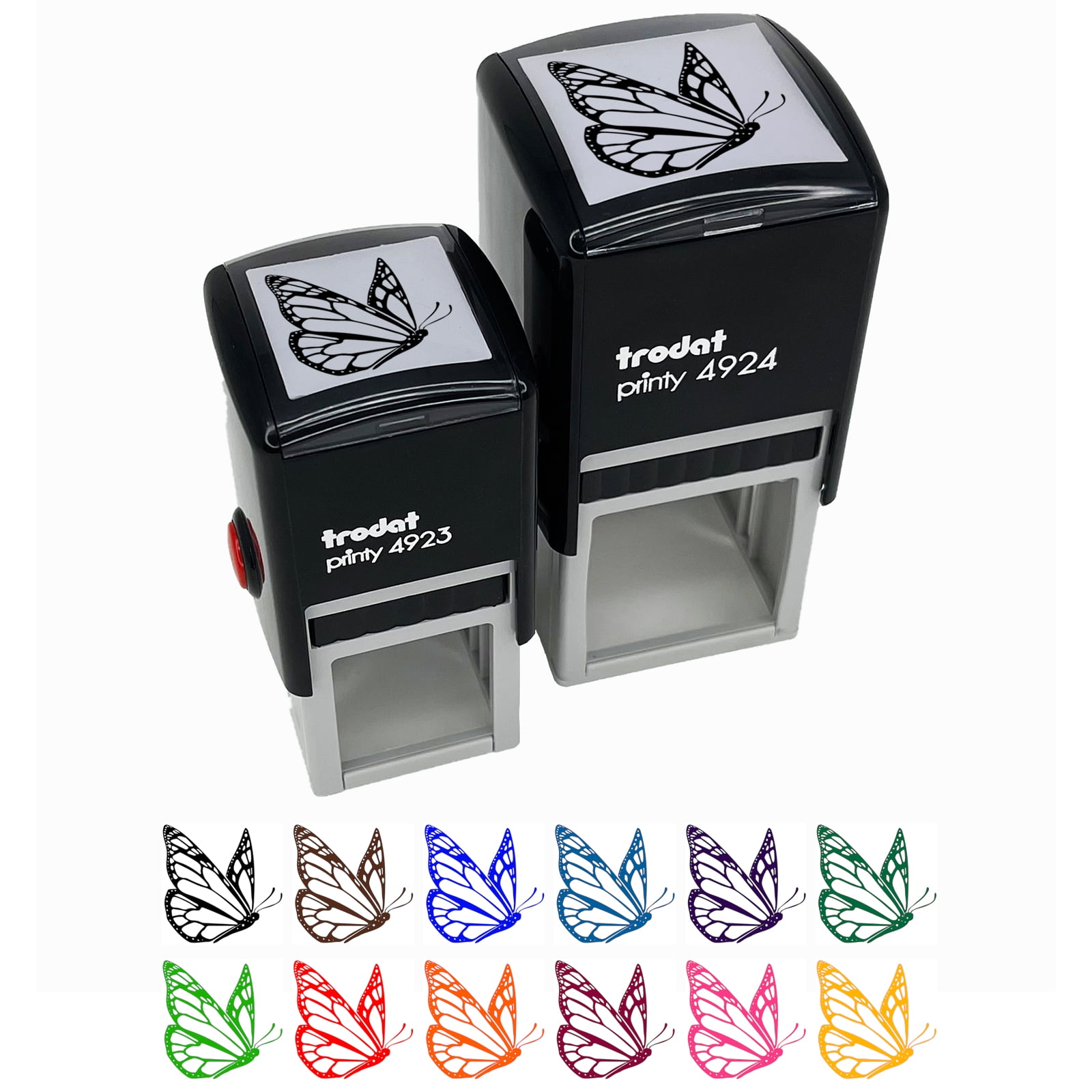 Custom Self-Inking Stamp – 2 Inch (50mm) Round Stamp, Personalized With Your Name/Business, Handmade With Love