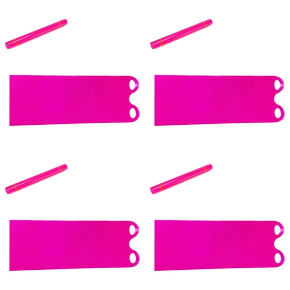 Flying Carpet Lightweight Roll Up Snow Sled Portable Rolling Snow Slider Mat for Winter Beach Sand Lightweight High Speed Slides for Snow Sledding Adults Kids Outdoor Fun Durable, 4PCS