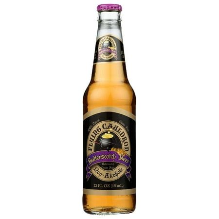 Flying Cauldron Butterscotch Beer Soda, 12 ounce -- 24 per case