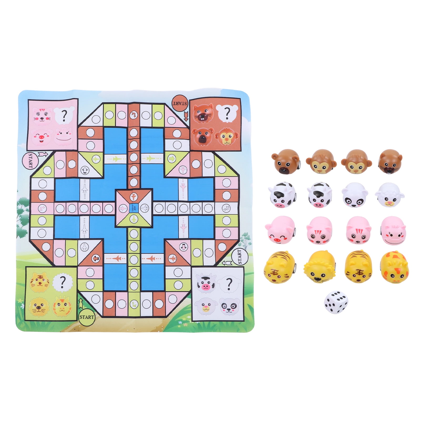Flying Chess Carpet Floor Mat Learning Entertainment Animal Lovely