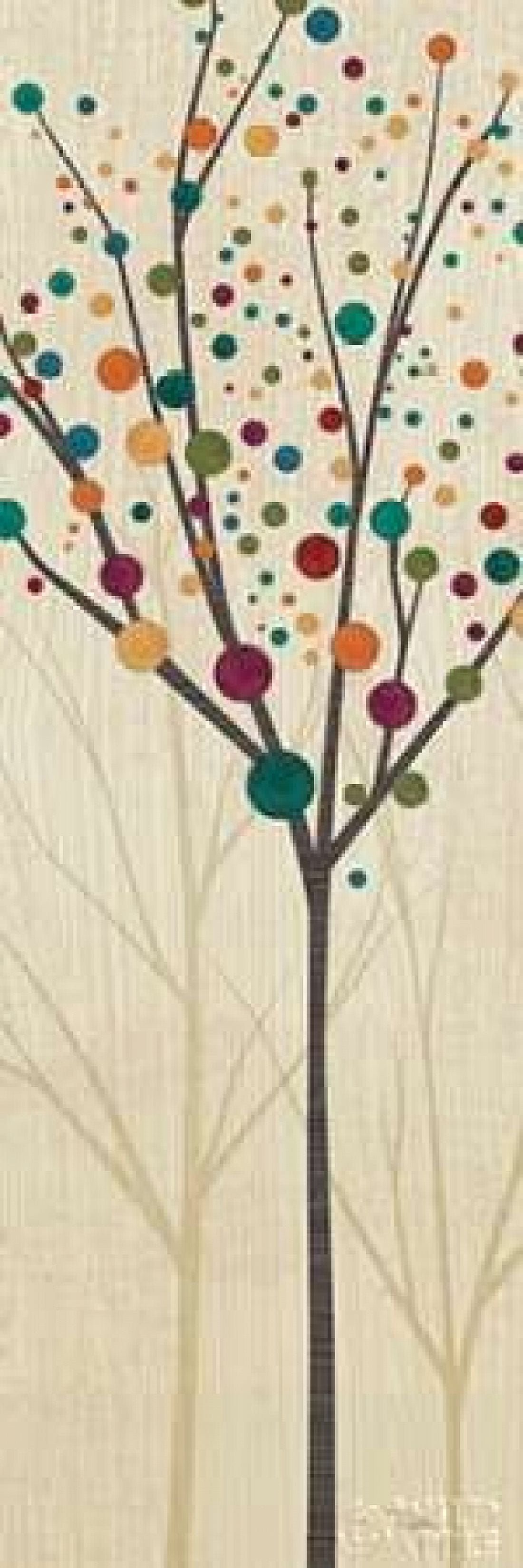 Flying Colors Trees Light II Canvas Art - Pela ERR (12 x 36)