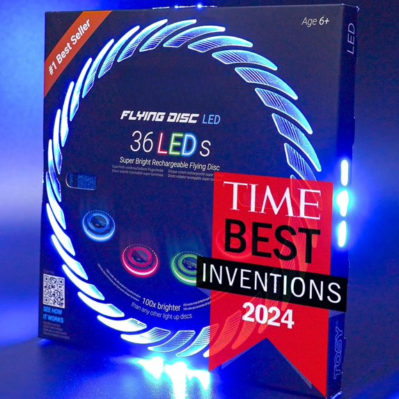 Flying Disc - 108 Multicolor or 36 Monocolor LEDs, Bright, Modes, Christmas Stocking Stuffers , Camping for /Teen/Adult, Light Up, , , 175g