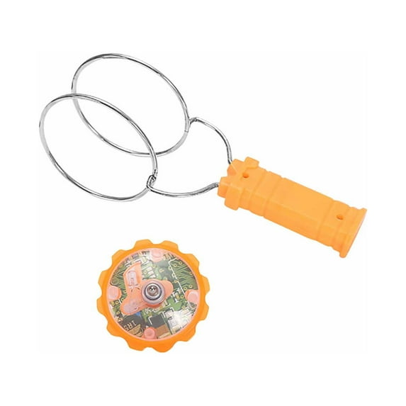 Flying Disc Creative Colorful Luminous Hand Rotating Magnetic Luminous Toys For teenagerren, Retro Toy With Magical Magnetic Wheel Stunts, Light - Up Sensory Toy For teenagers And S